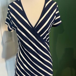 Lauren cross front short sleeve top